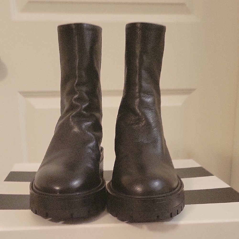 Aquazzura Black Combat Boots